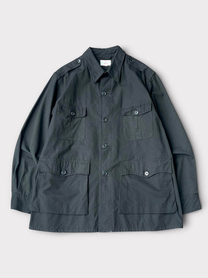 B T R Black Beauty Vintage Custom Black Dye 60's Abercrombie & Fitch Safari Jkt【42】