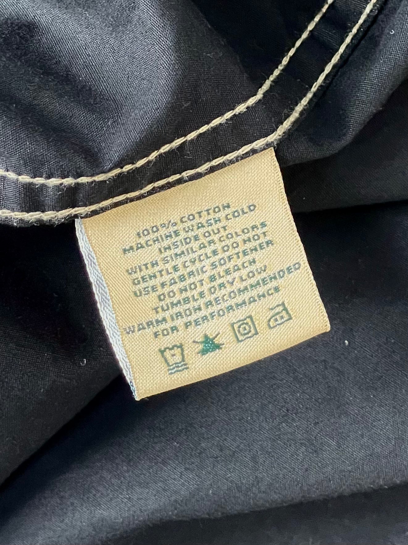 B T R Black Beauty Vintage Custom Black Dye 00's Filson Fishing Shirts【M】