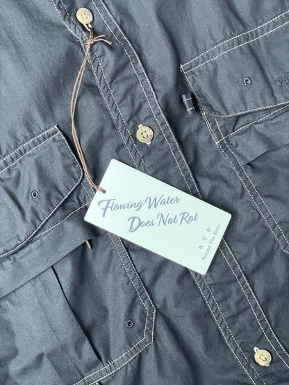 B T R Black Beauty Vintage Custom Black Dye 00's Filson Fishing Shirts【M】