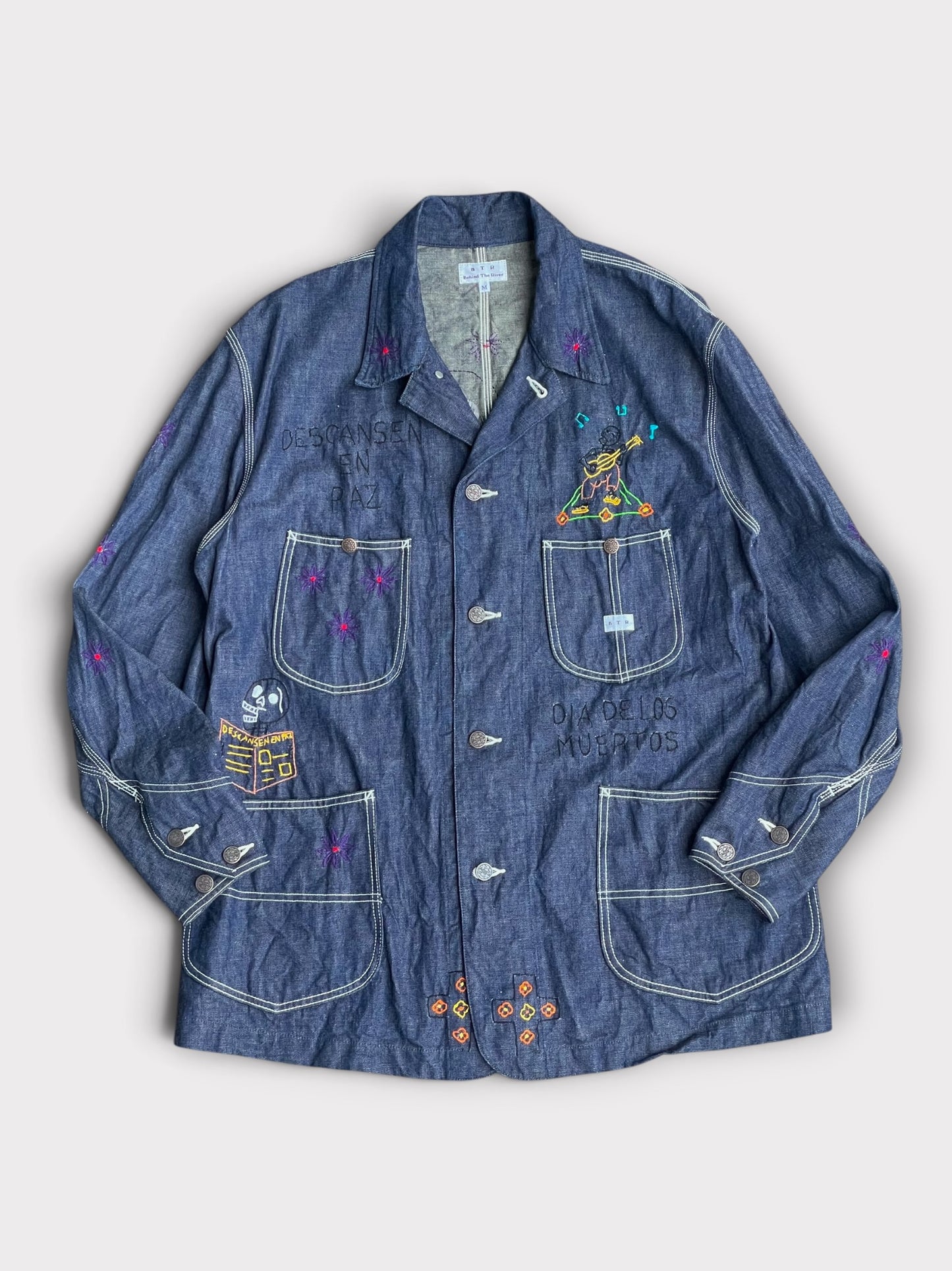 B T R Day of the Dead Coverall Jacket