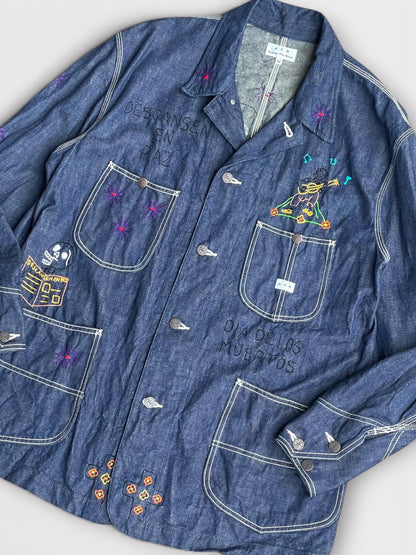 B T R Day of the Dead Coverall Jacket