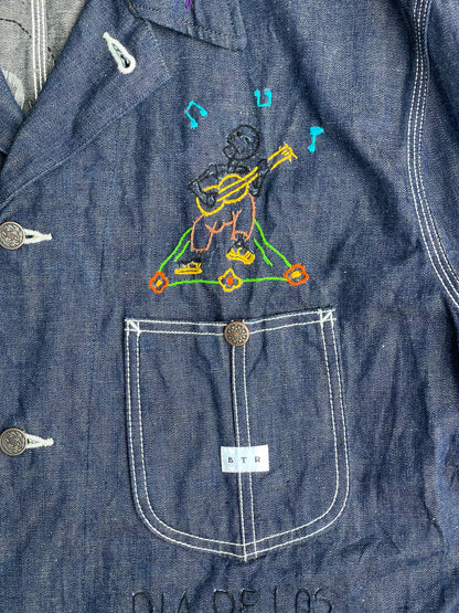 B T R Day of the Dead Coverall Jacket
