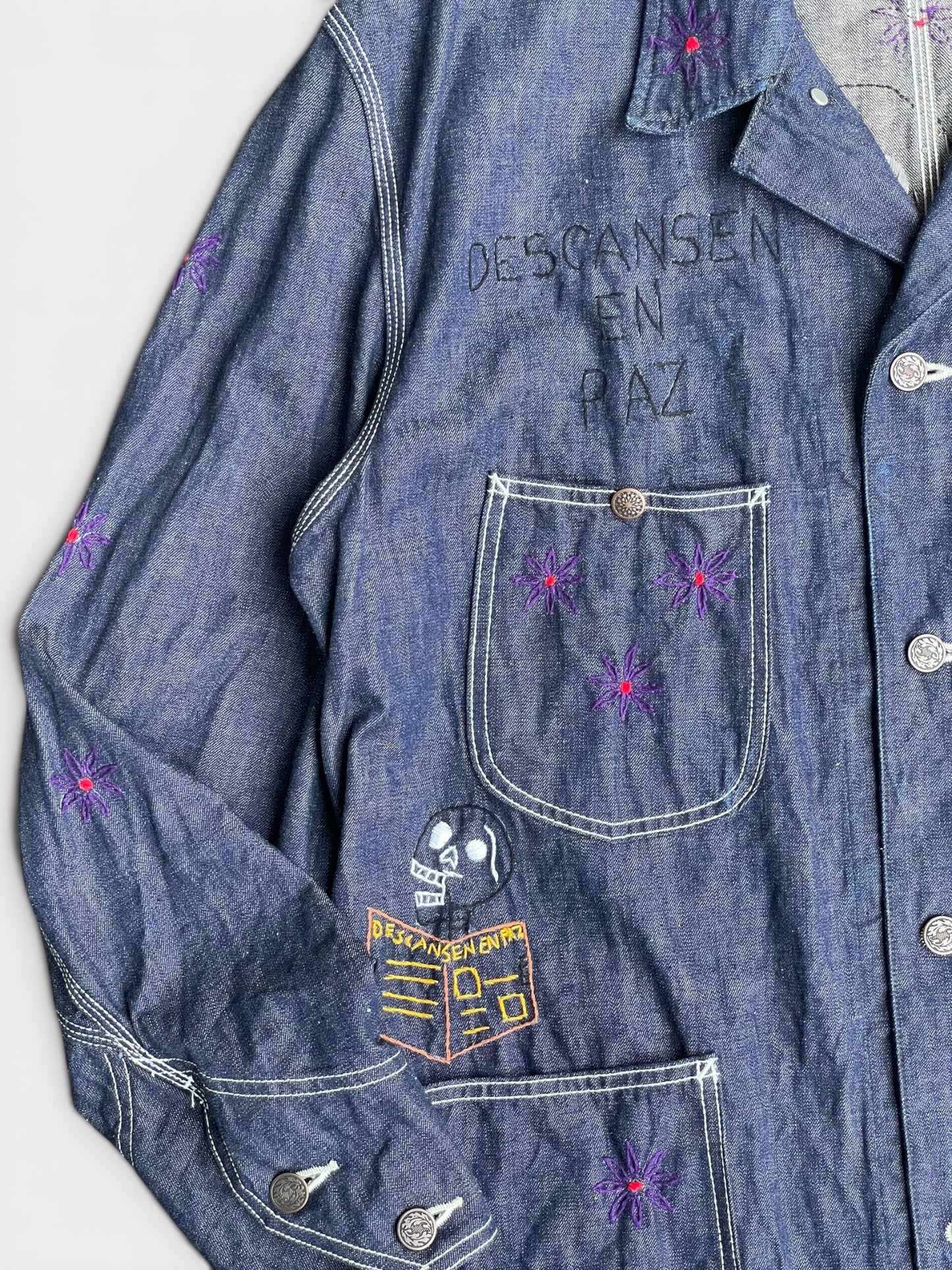 B T R Day of the Dead Coverall Jacket