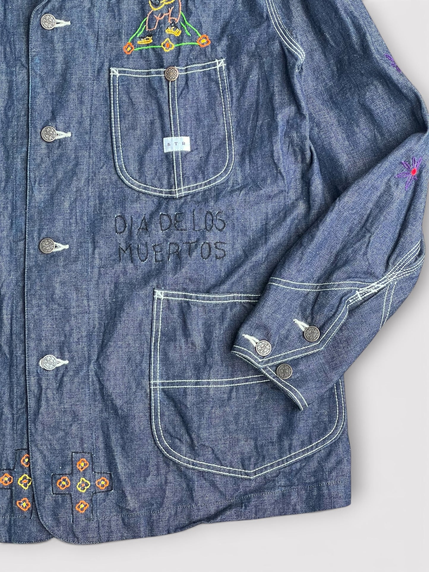B T R Day of the Dead Coverall Jacket