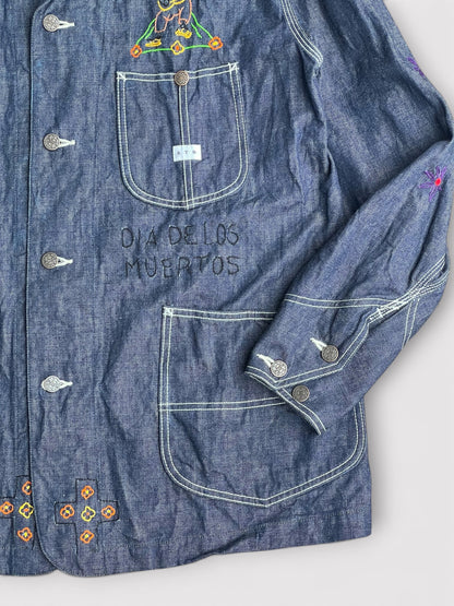 B T R Day of the Dead Coverall Jacket
