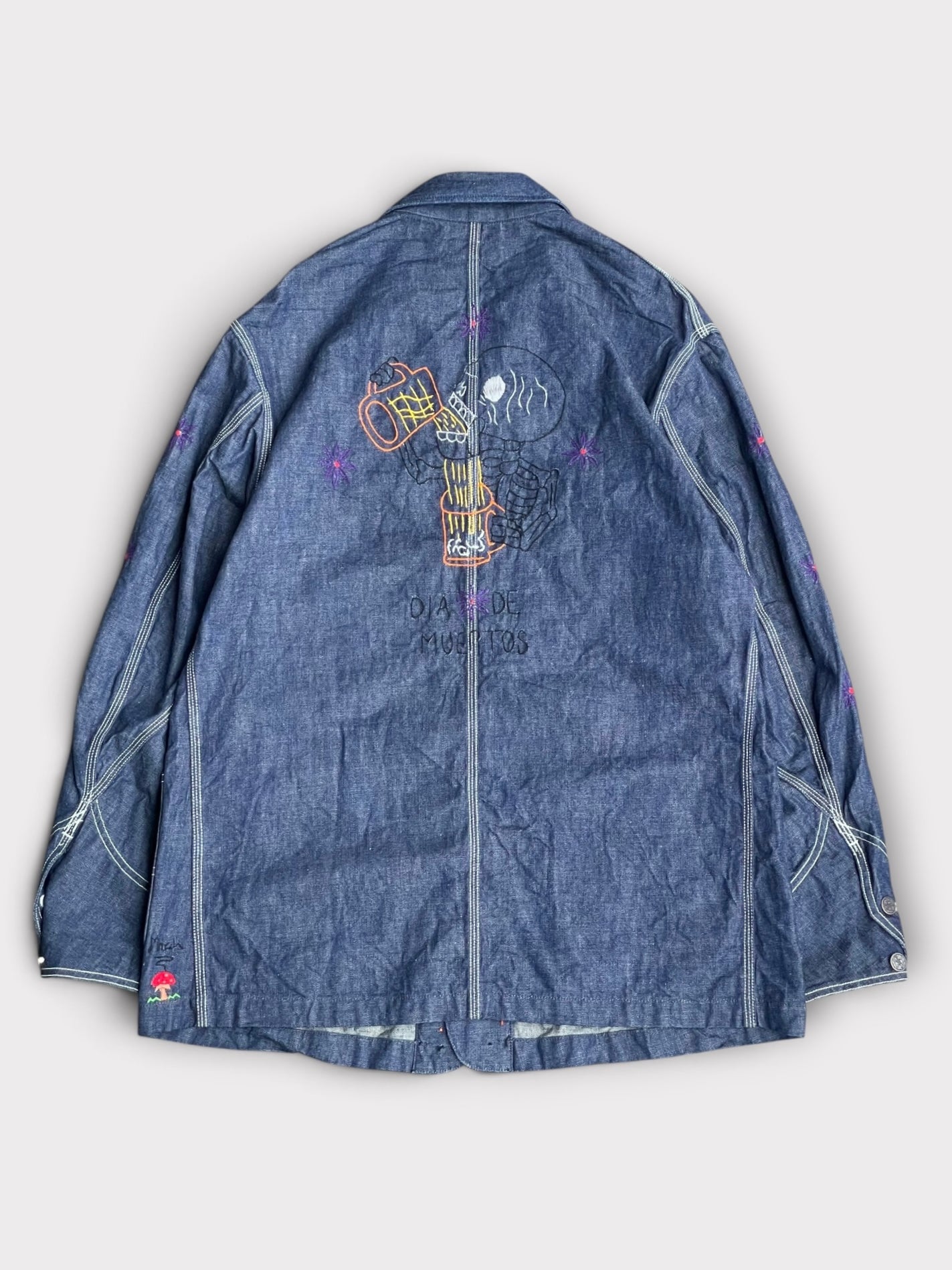 B T R Day of the Dead Coverall Jacket