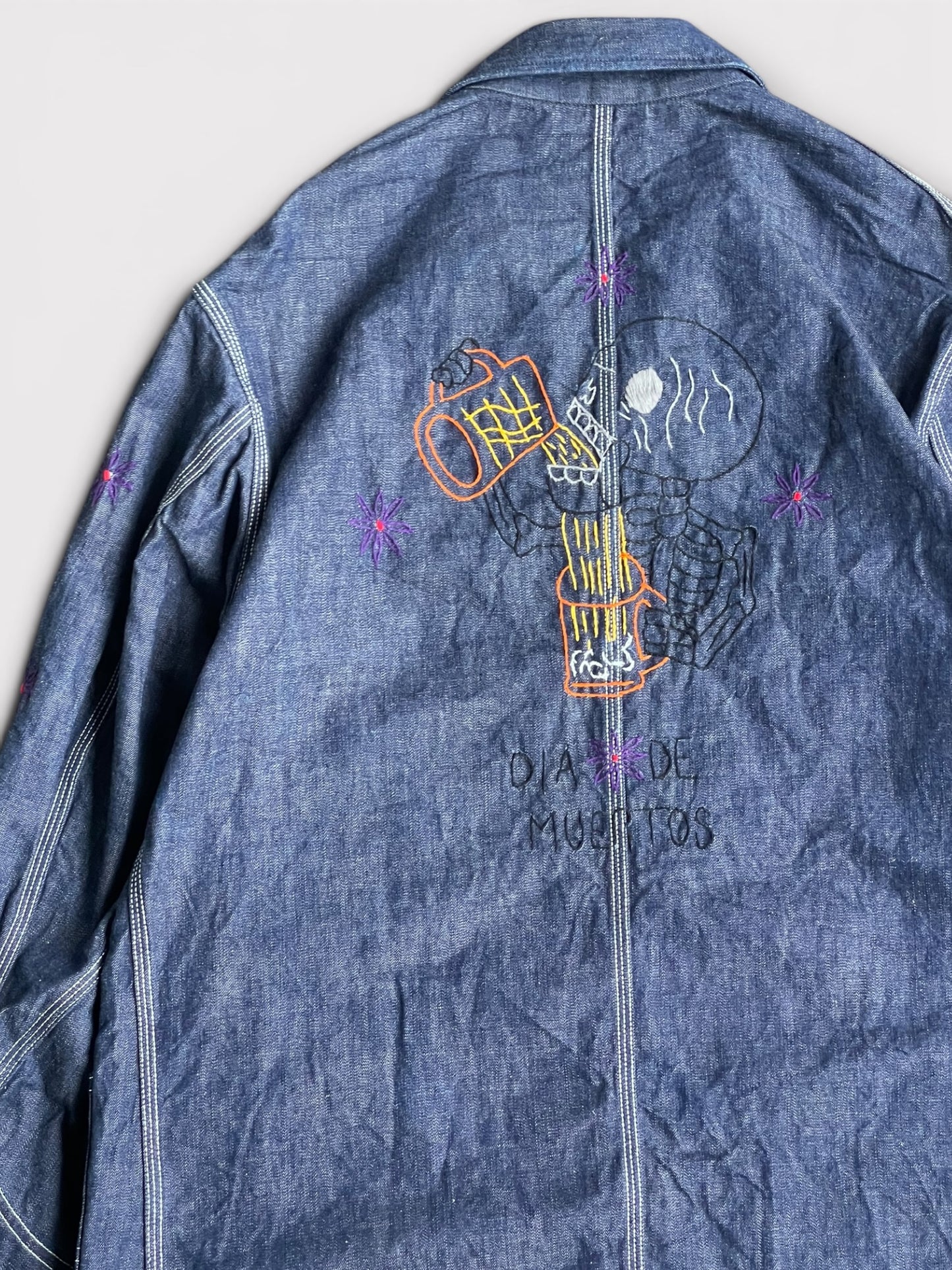 B T R Day of the Dead Coverall Jacket