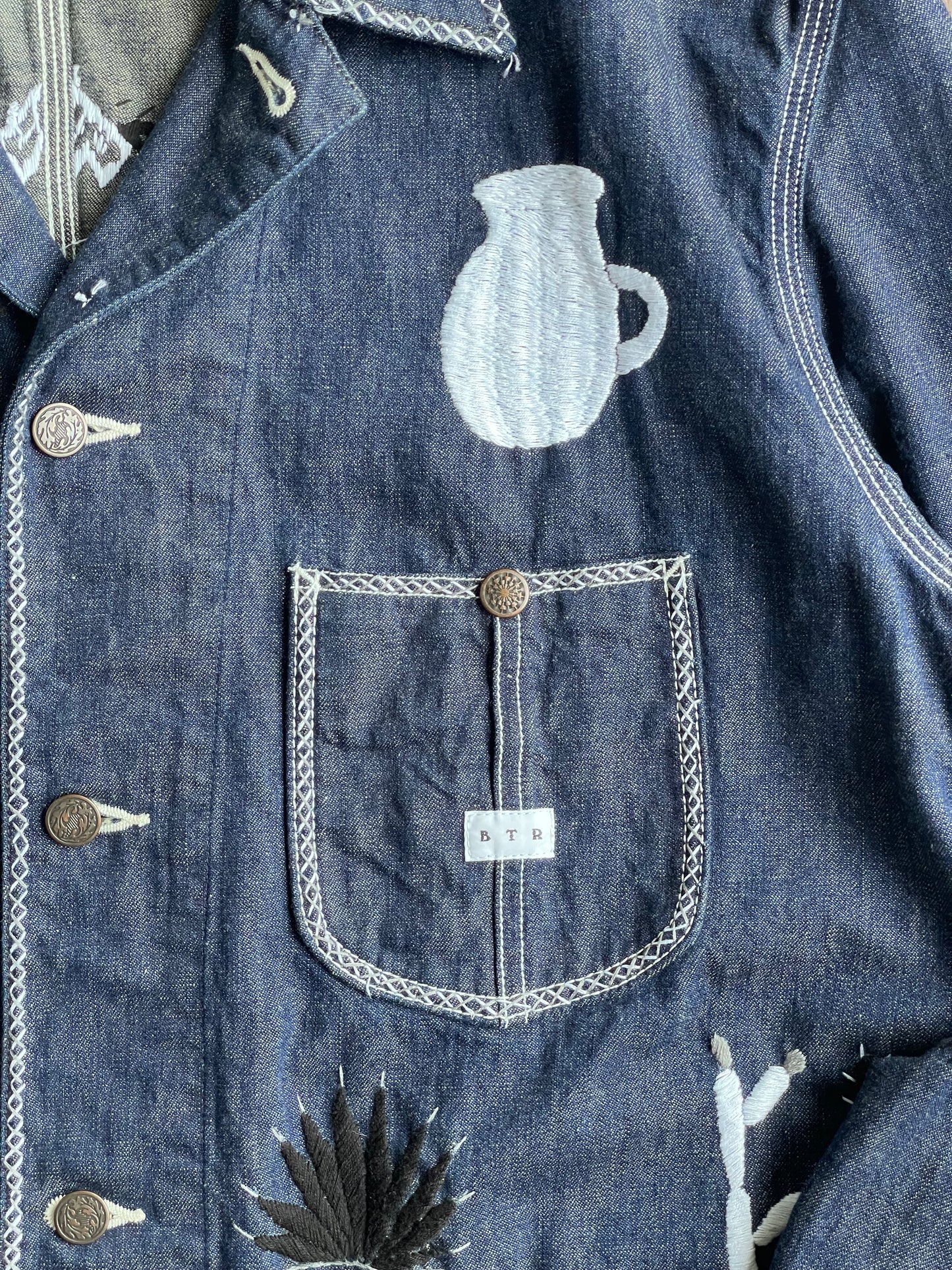 B T R × Lucy OAXACA Souvenir Coverall Jacket