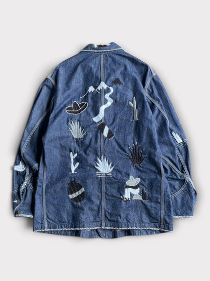 B T R × Lucy OAXACA Souvenir Coverall Jacket