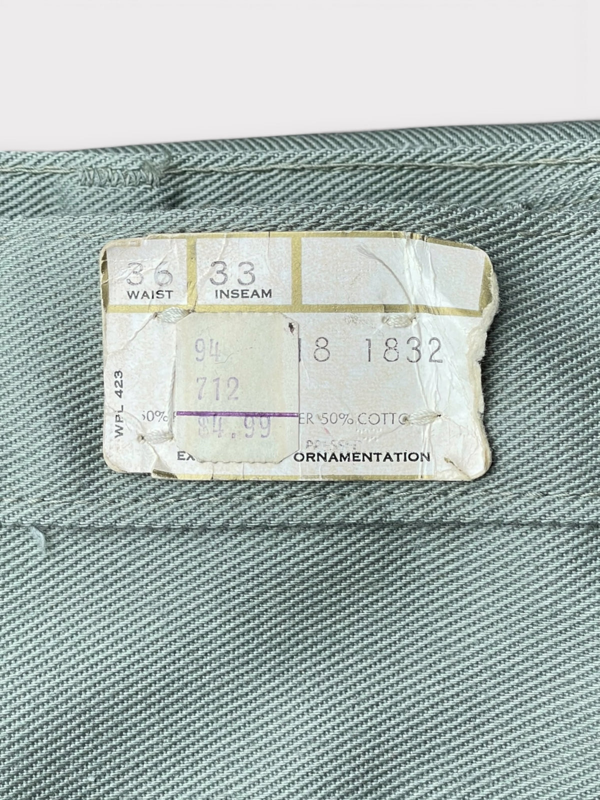 Vintage 60's N.O.S Levi's Big E STA-PREST【W36 L33】リーバイス スタプレ