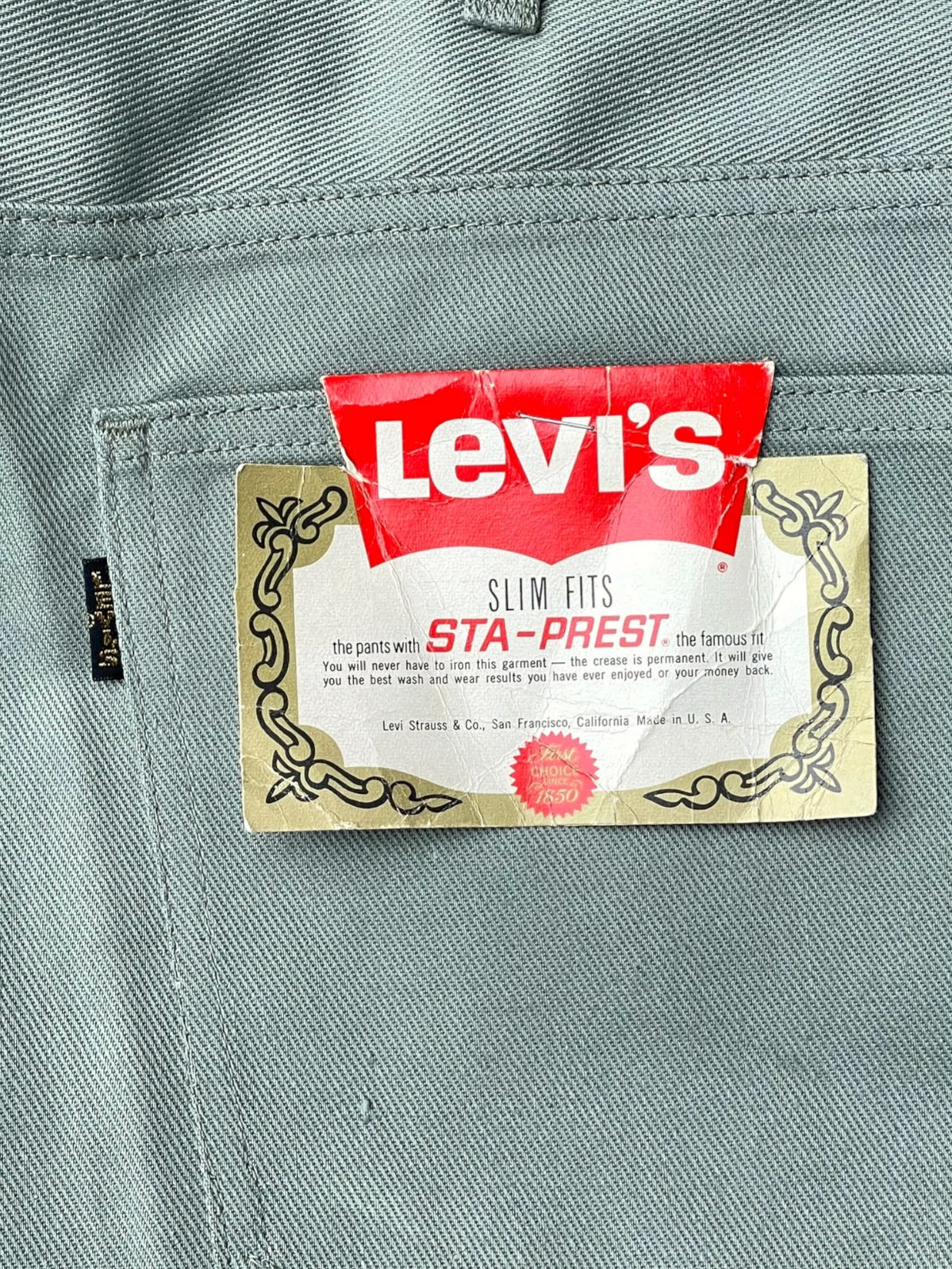Vintage 60's N.O.S Levi's Big E STA-PREST【W36 L33】リーバイス スタプレ