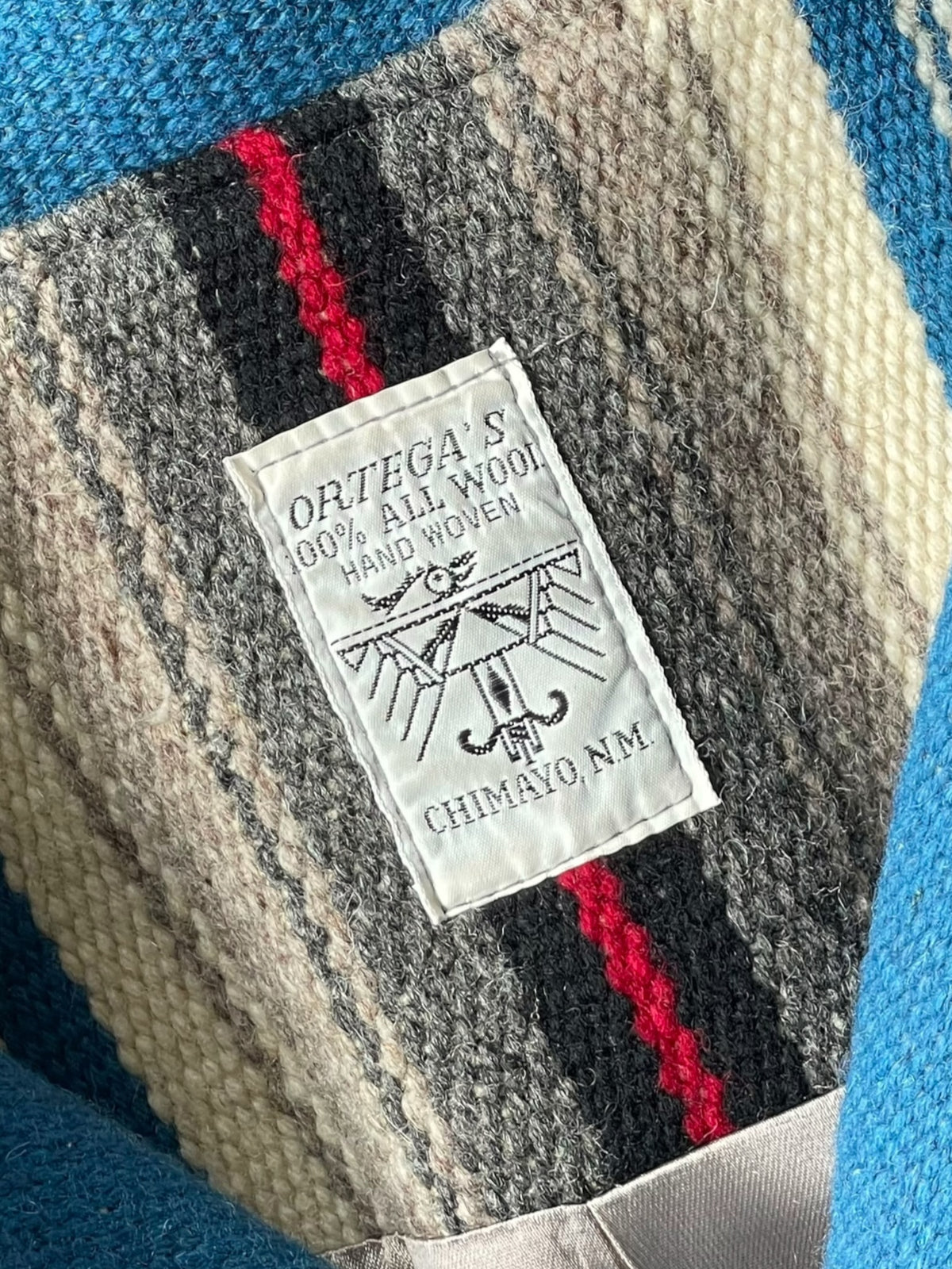 Vintage 70's ORTEGA'S Chimayo Jacket TQ Blue【XL】オルテガ チマヨジャケット