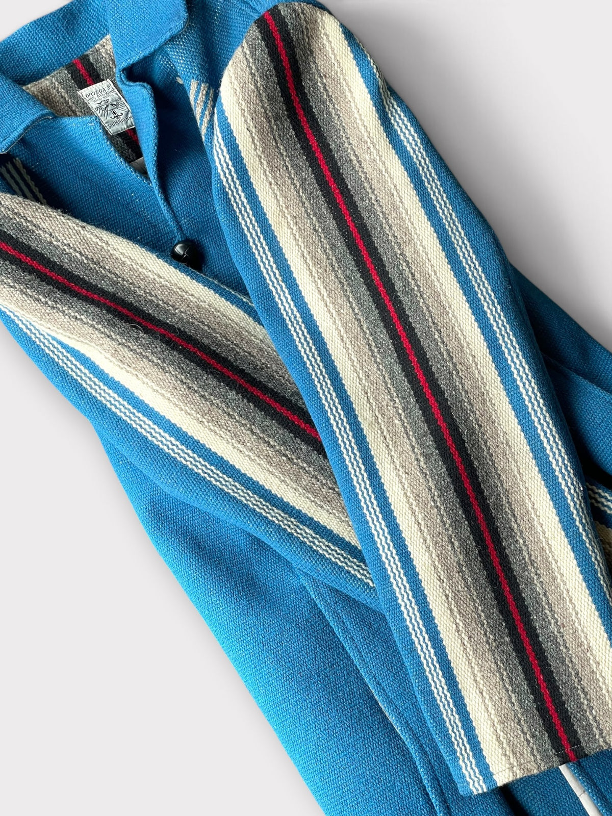 Vintage 70's ORTEGA'S Chimayo Jacket TQ Blue【XL】オルテガ チマヨジャケット