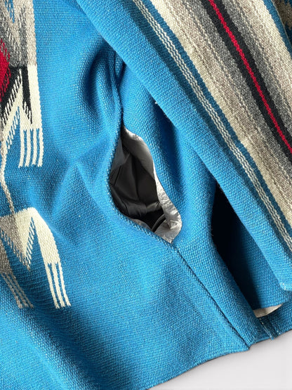 Vintage 70's ORTEGA'S Chimayo Jacket TQ Blue【XL】オルテガ チマヨジャケット