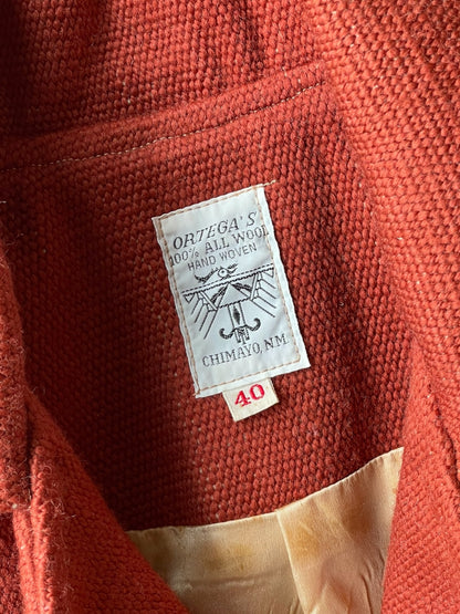 Vintage 70's ORTEGA'S Chimayo Jacket Adobe Bwn【40】オルテガ チマヨジャケット