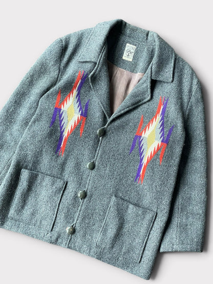 Vintage 80's ORTEGA'S Chimayo Jacket Gray【M/L】オルテガ チマヨジャケット
