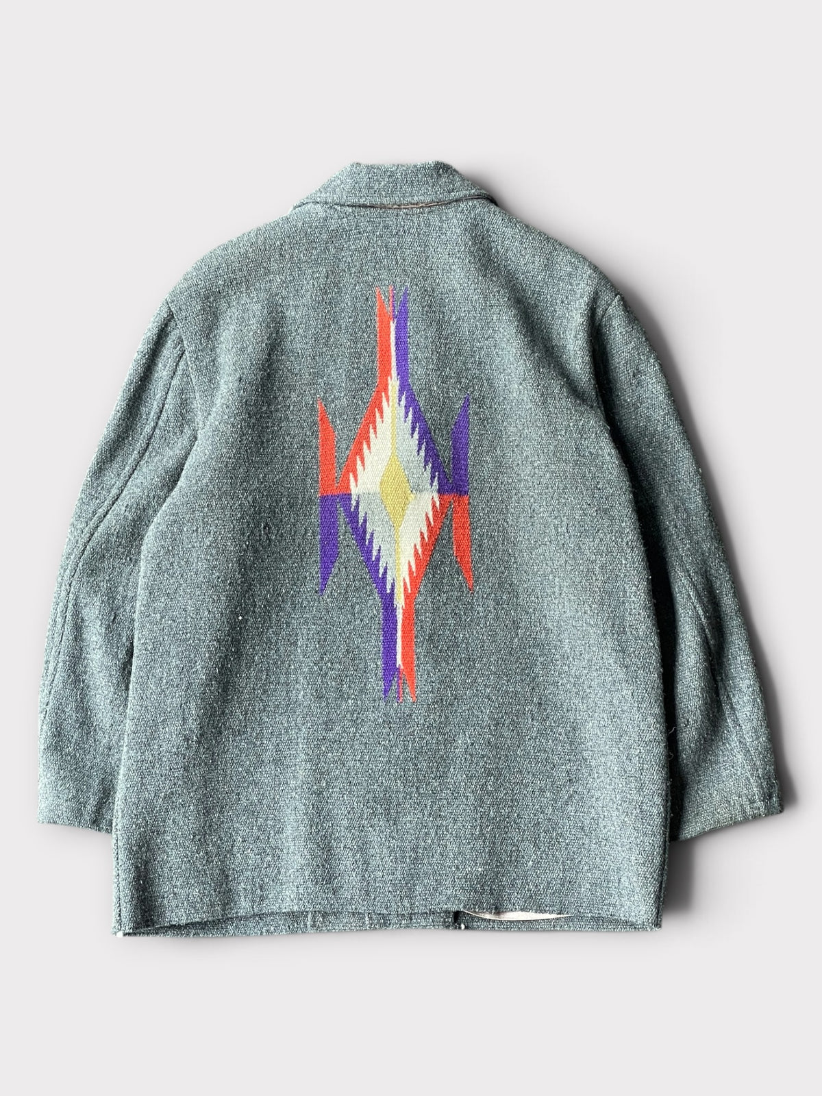 Vintage 80's ORTEGA'S Chimayo Jacket Gray【M/L】オルテガ チマヨジャケット