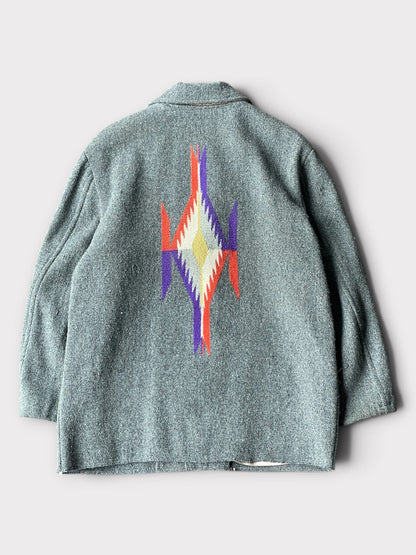 Vintage 80's ORTEGA'S Chimayo Jacket Gray【M/L】オルテガ チマヨジャケット