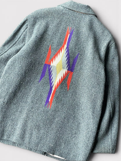 Vintage 80's ORTEGA'S Chimayo Jacket Gray【M/L】オルテガ チマヨジャケット