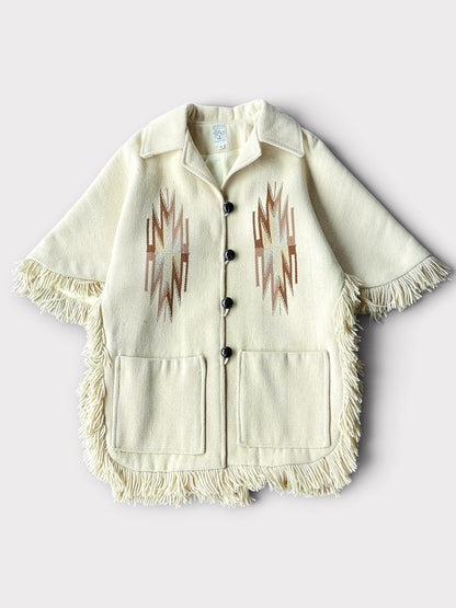 Vintage 80's ORTEGA'S Chimayo Cape Jacket 【M】オルテガ チマヨケープジャケット