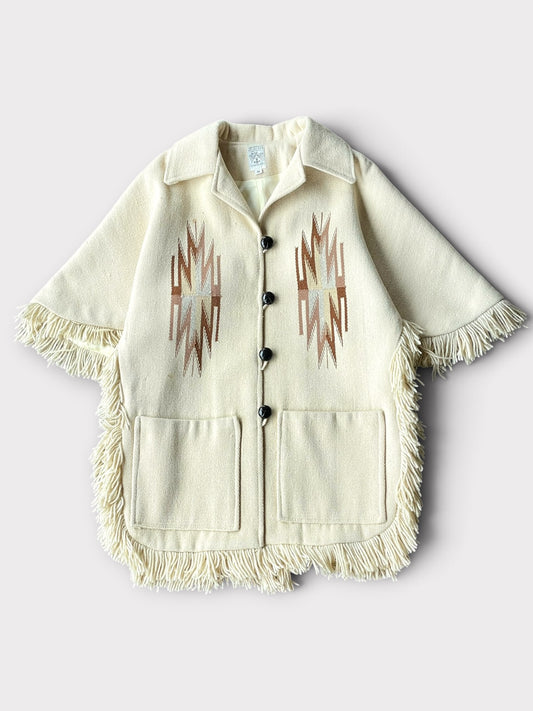 Vintage 80's ORTEGA'S Chimayo Cape Jacket 【M】オルテガ チマヨケープジャケット