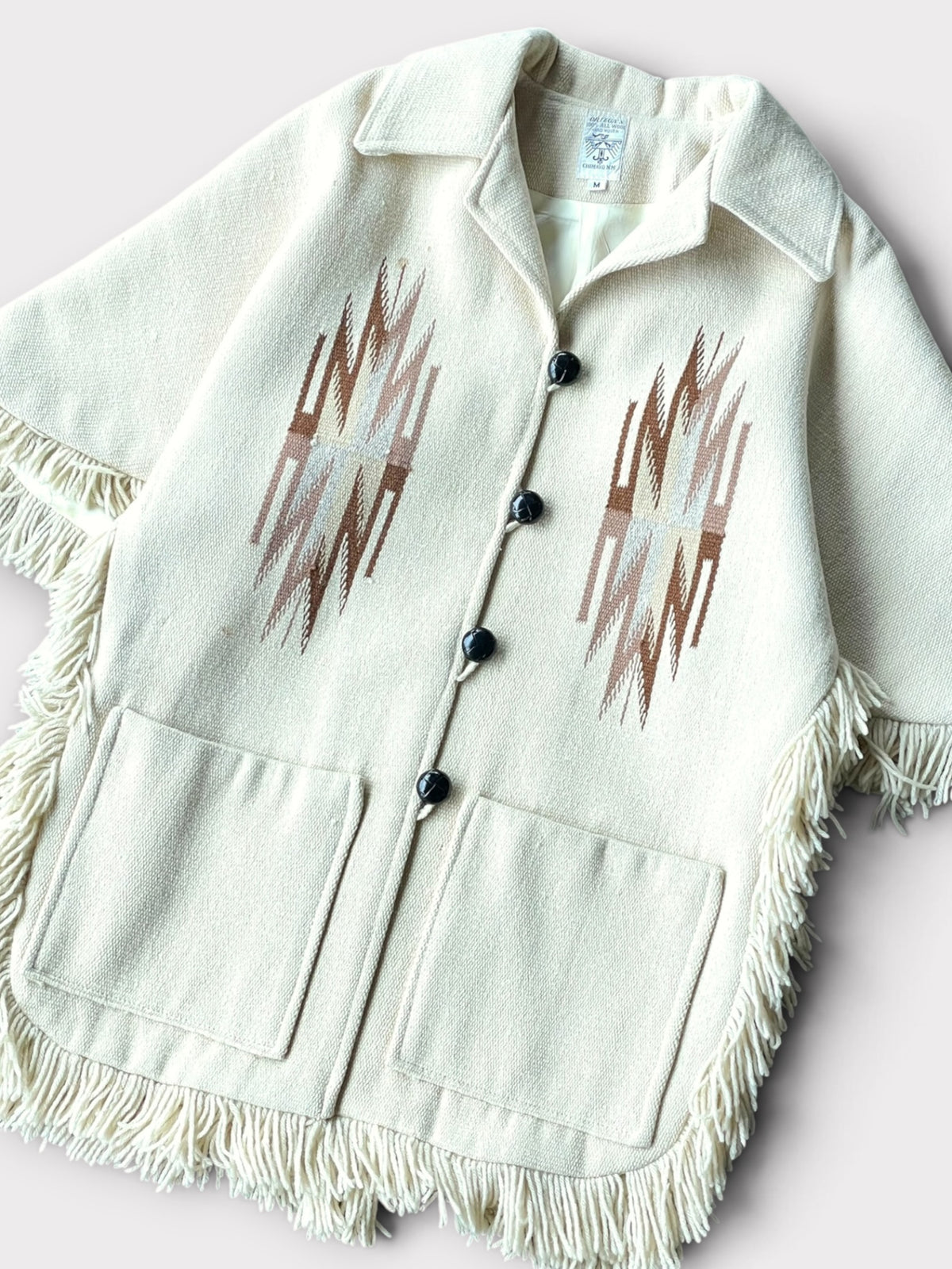Vintage 80's ORTEGA'S Chimayo Cape Jacket 【M】オルテガ チマヨケープジャケット