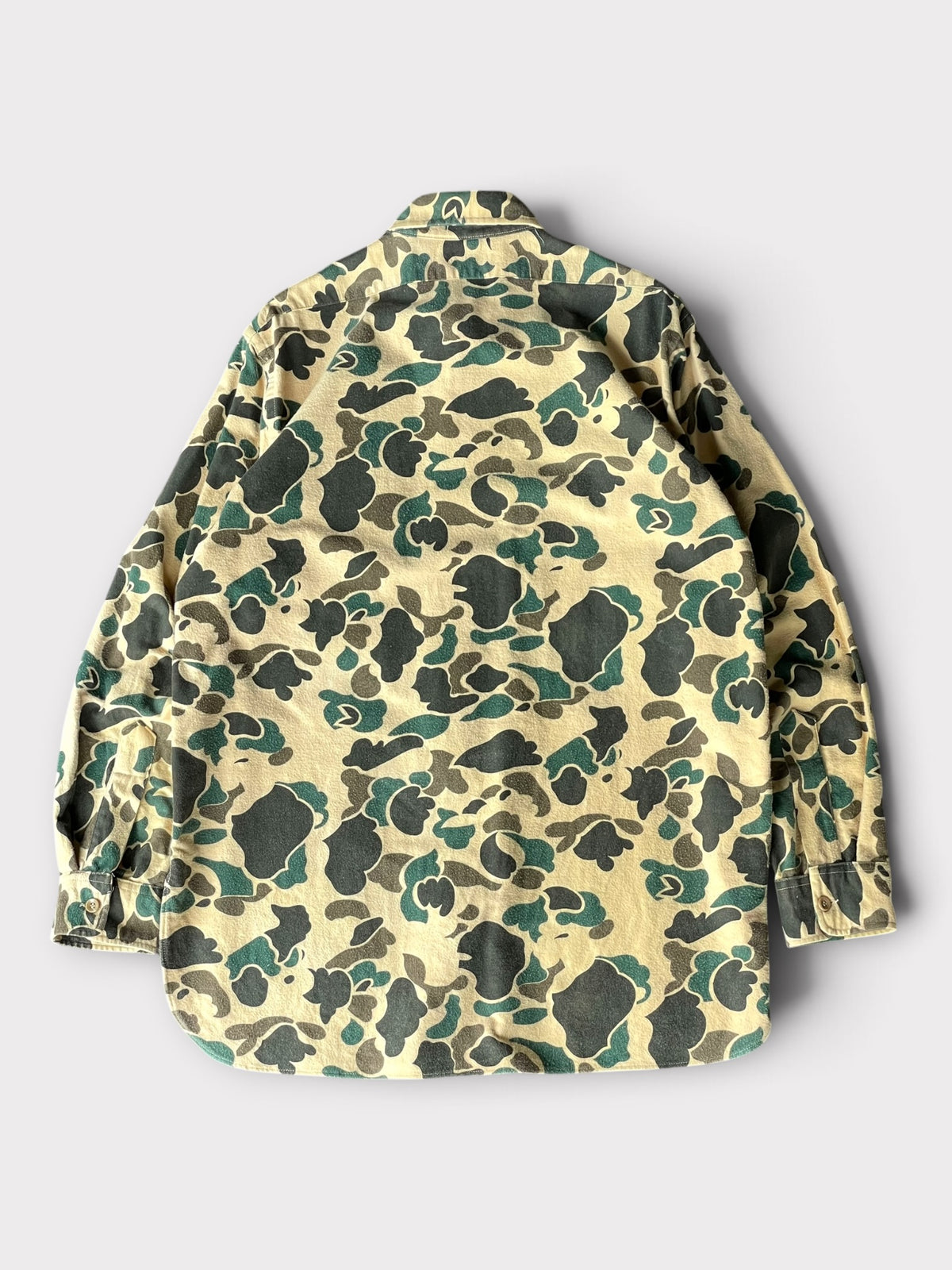 Vintage 70's L.L.Bean Script Logo Duck Hunter Camo Shirt【L】エルエルビーン ダックハンターカモ シャツ