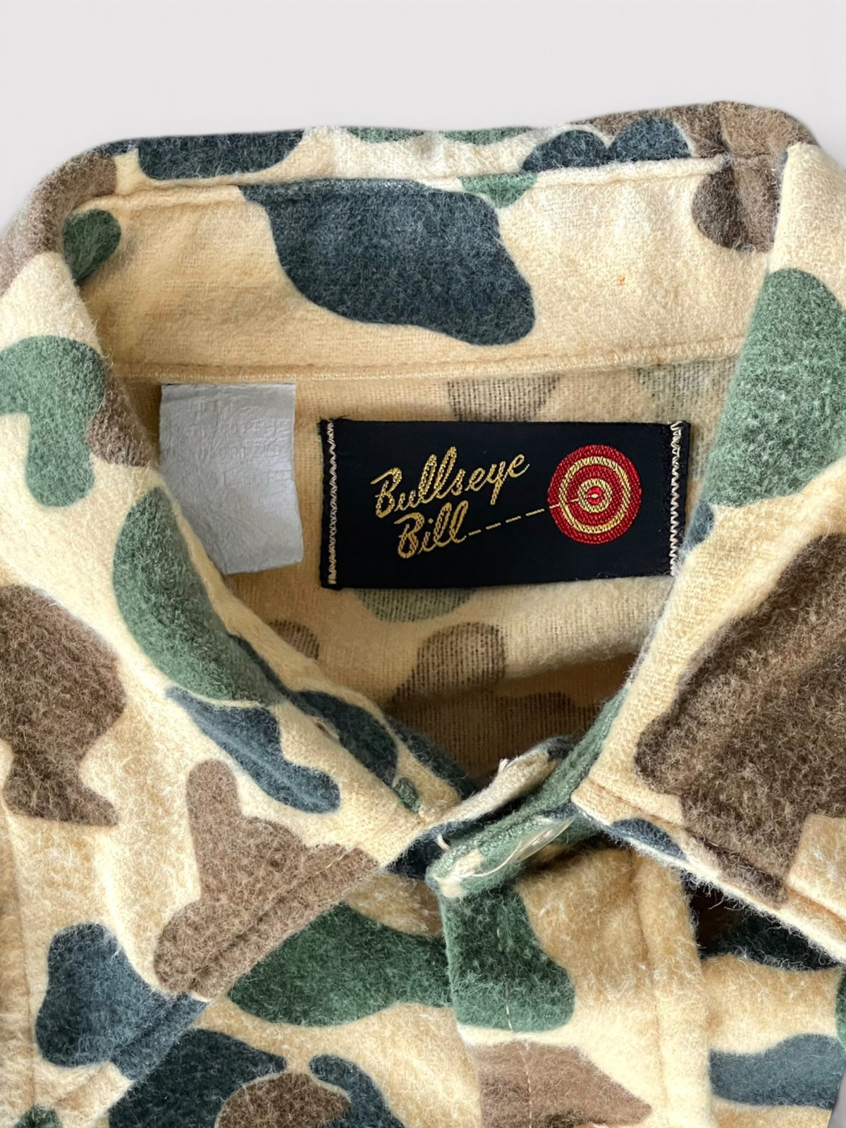 Vintage 70's Bullseye Bill Duck Hunter Camo Shirt【L】ブルズアイビル ダックハンターカモ シャツ