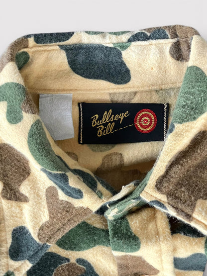 Vintage 70's Bullseye Bill Duck Hunter Camo Shirt【L】ブルズアイビル ダックハンターカモ シャツ