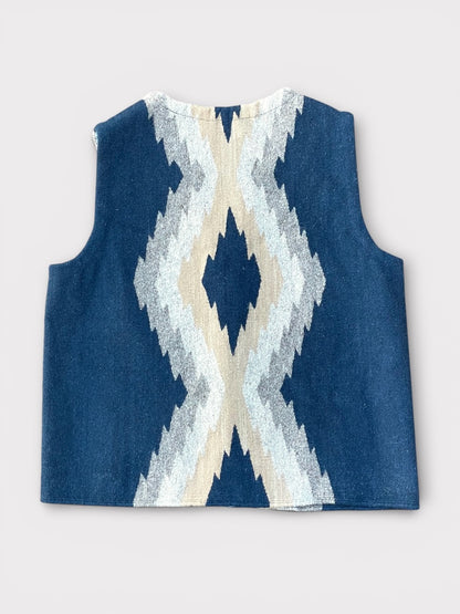 OAXACA RUG VEST Relampago / Trujillos Concho オアハカ ラグベスト