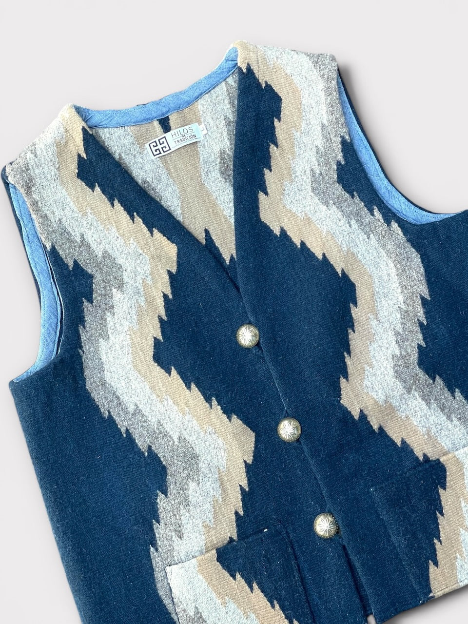 OAXACA RUG VEST Relampago / Trujillos Concho オアハカ ラグベスト
