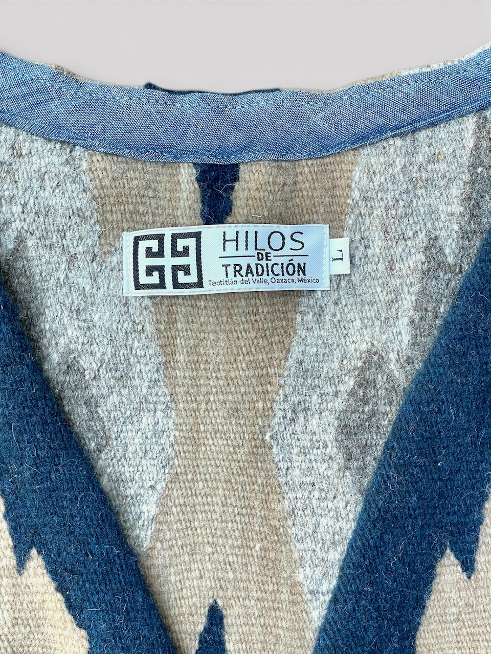 OAXACA RUG VEST Relampago / Trujillos Concho オアハカ ラグベスト