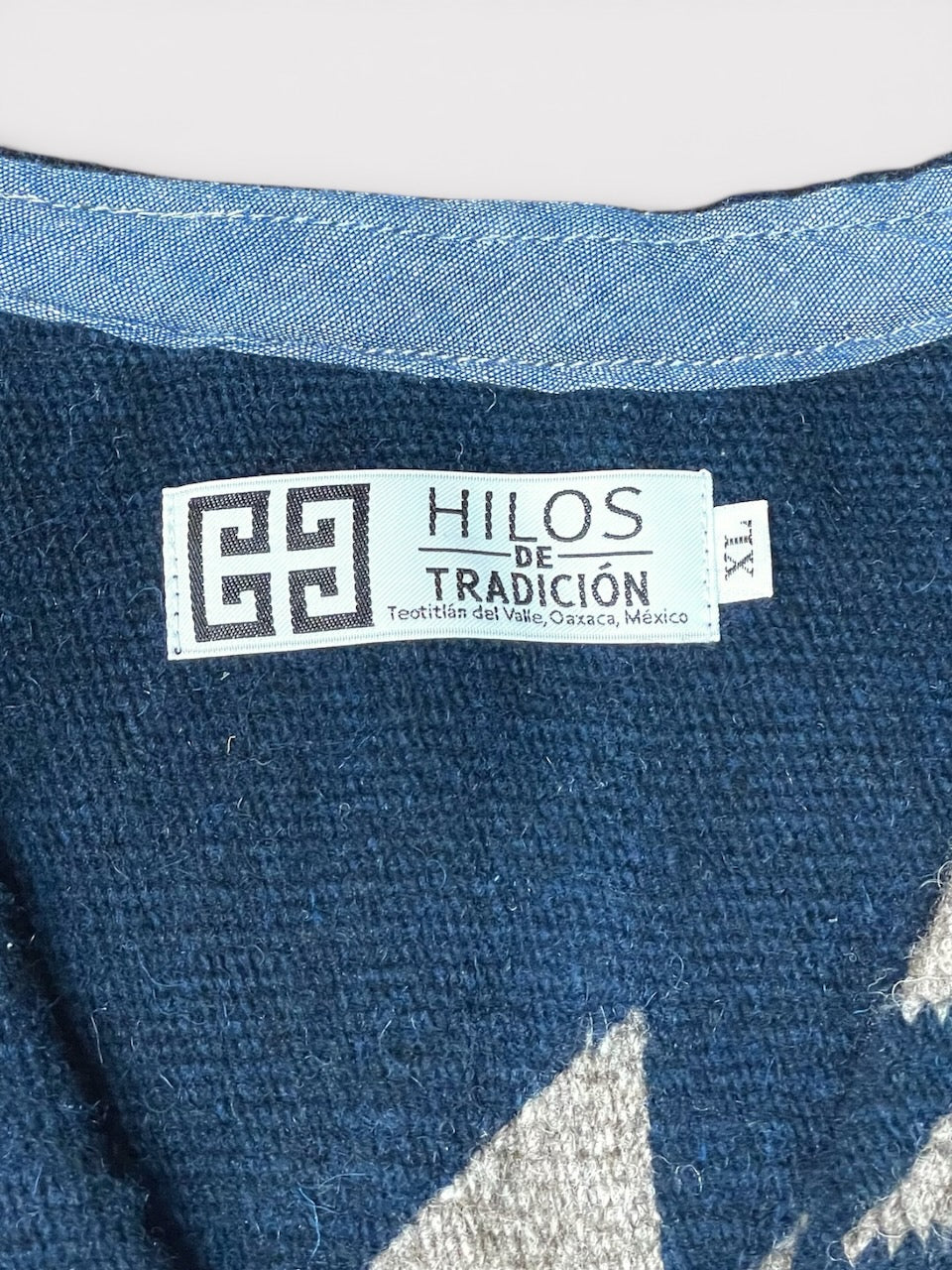 OAXACA RUG VEST ”Tlaloc" Aztec God of Rain オアハカ ラグベスト