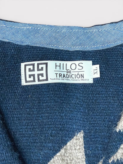 OAXACA RUG VEST ”Tlaloc" Aztec God of Rain オアハカ ラグベスト