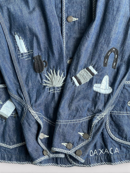 B T R × Lucy OAXACA Souvenir Coverall Jacket